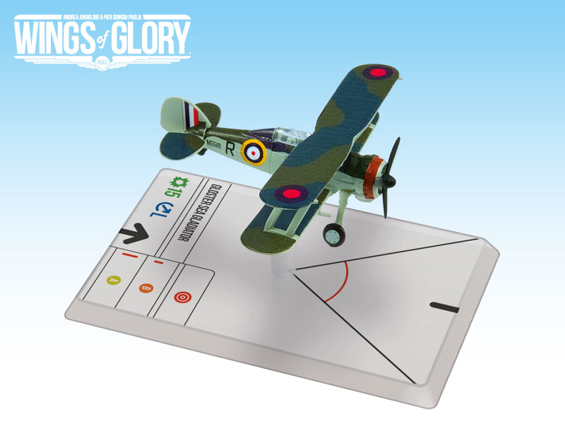 Wings Of Glory WWII Series III Miniatures: Gloster Sea Gladiator (Burges)