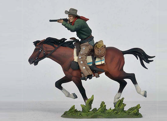 The Cowboys- Horseback Shooting
