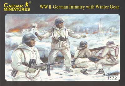 WWII German Infantry in Great Coats