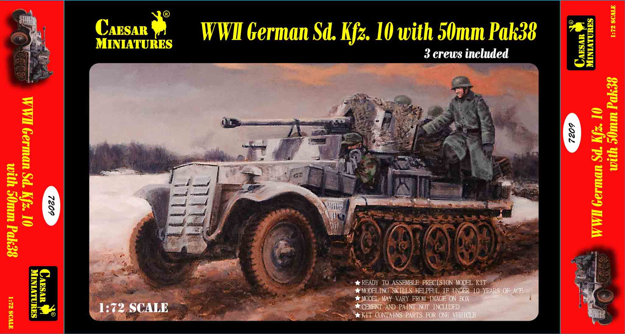 Military Series: WWII German Sd. Kfz.10 with 50mm Pak 38