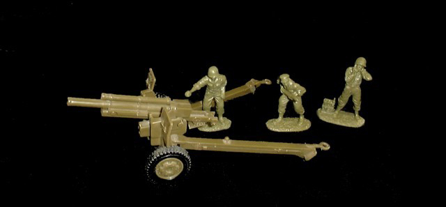 Classic Toy Soldiers WWII U.S 105MM Howitzer for use with 1/32 scale figures
