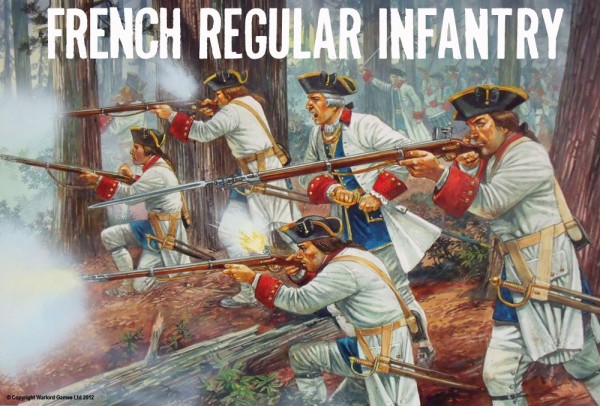 French-Indian War French Regular Infantry Boxed Set