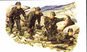 13th Mountain Division Handschar Troops