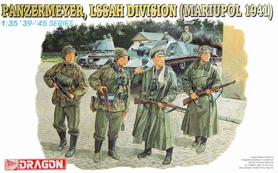 WWII German Panzermeyer LSSAH Div Mariupol 1941