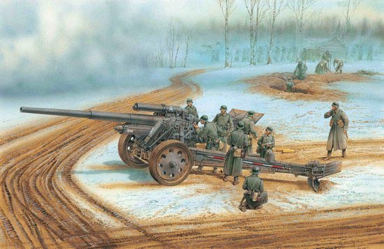 World War II German 10cm Kanone 18