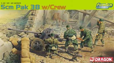 5cm PaK 38 Gun with Crew