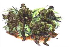 Korean War US Army LRRP Team