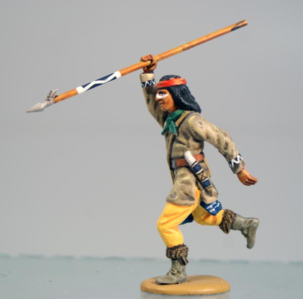 Apache in Bandana Attacking with Spear