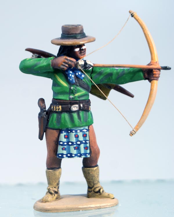 Apache in Hat - Standing Firing Bow & Arrow
