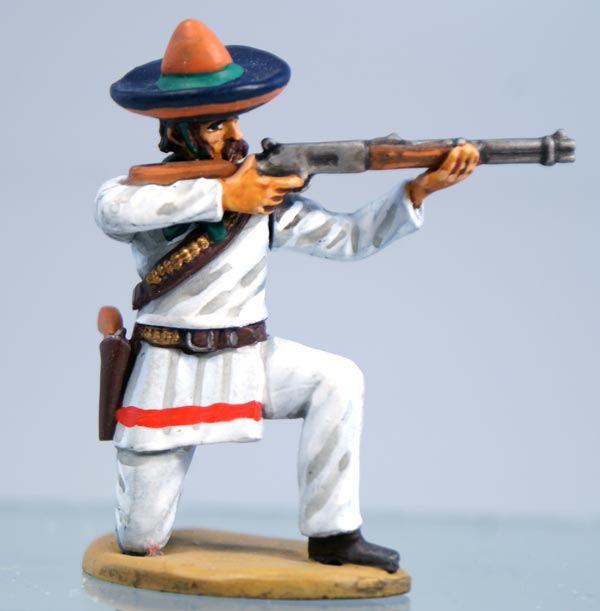 Mexican in Sombrero - Kneeling Firing Winchester