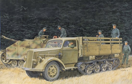 WWII German Half-Track Truck Maultier - Smart Kit