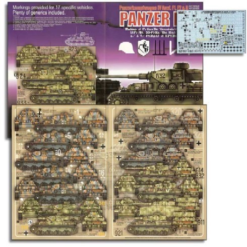 Panzer IV Ausf F1-F2& G PzGrenDiv GD, 18PzAbt Das Reich 6 & 9-PzRgt15 of 11PzDiv