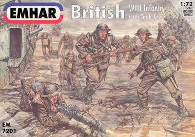 WWI British Infantry with Tank Crew
