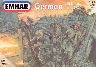 WWI German Infantry with Tank Crew