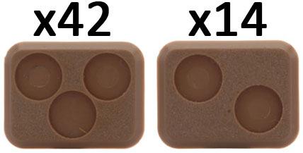 Small Bases - 2 and 3 Holes