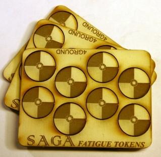 Gripping Beast MDF Fatigue Markers - Round Shields