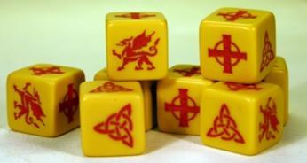 Gripping Beast Saga Welsh Dice Set