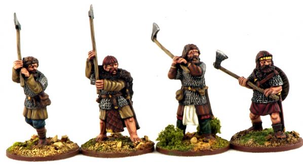 Gripping Beast Norse Gael Hearthguards with Dane Axes