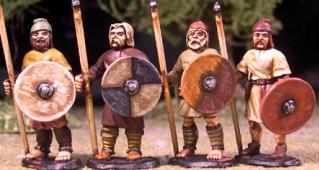 Gripping Beast Anglo-Saxon Geburs with Spears & Sheilds