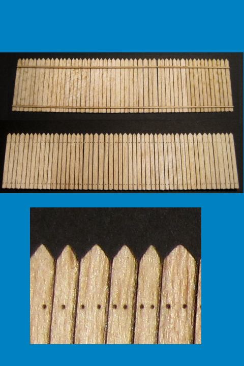 Wooden Fence #3 - 2 Sections