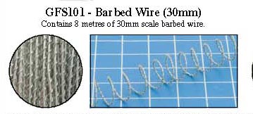 Hobby Rounds- Barbed Wire (30mm)