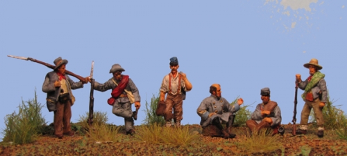 American Civil War- Texas Brigade - In Camp No .01