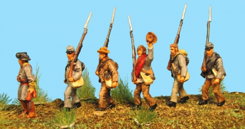 American Civil War- Texas Brigade - In Camp No .03