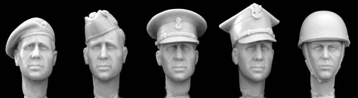 British Army Heads