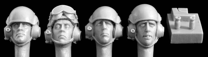 Heads in Modern UK AFV Helmets