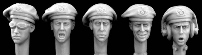 German Heads with Panzerberets