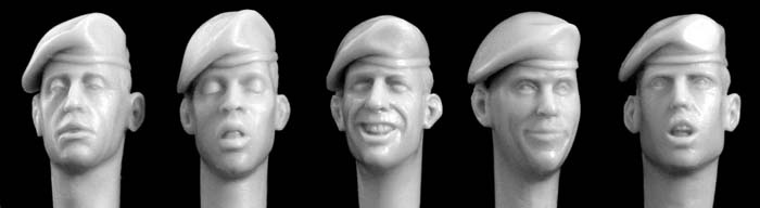 Heads with Berets #1
