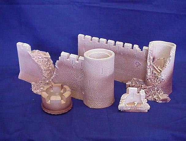 Damaged Castle Walls