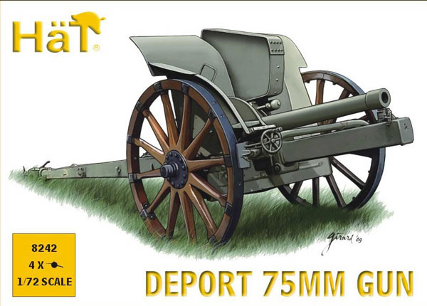 WWI Italian 75mm Deport Gun