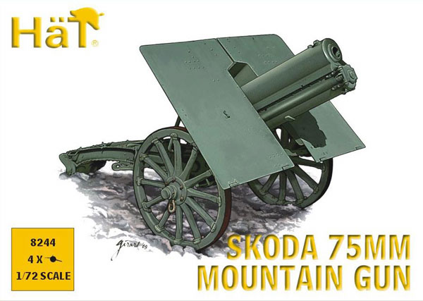 WWI Skoda 75mm Mtn Gun