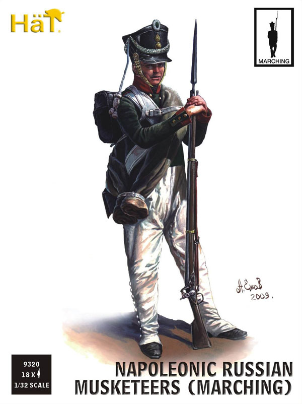 Napoleonic Russian Infantry Marching