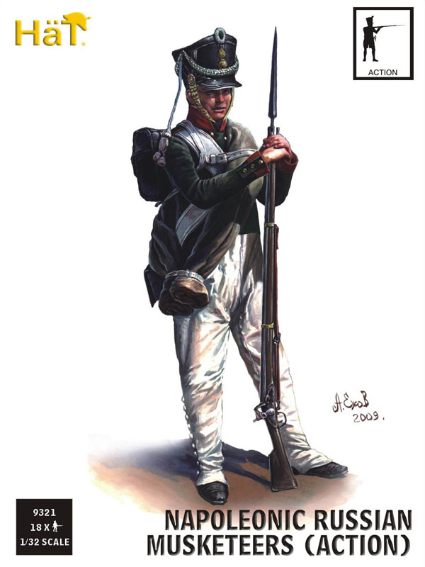 HäT/HaT Napoleonic Wars Brunswick Avant Garde Infantry 1/32 Scale 54mm 