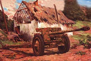 WWII German 7.62cm PaK 36(r) 