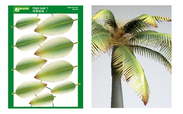 Multi-Scale Typical Palm Leaves (Colored Paper)