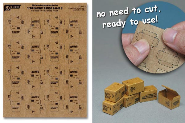 Combat Ration Large Boxes (16pcs) (Pre-cut Cardboard)