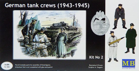 WWII German Tank Crew Set #2 1943-45