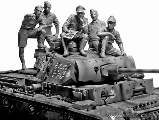 WWII Rommel, DAK 6 Figures Set