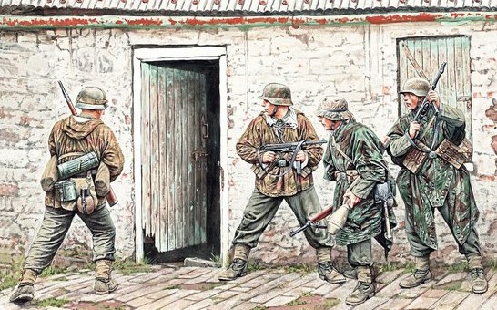 WWII German Infantry Western Europe 1944-45