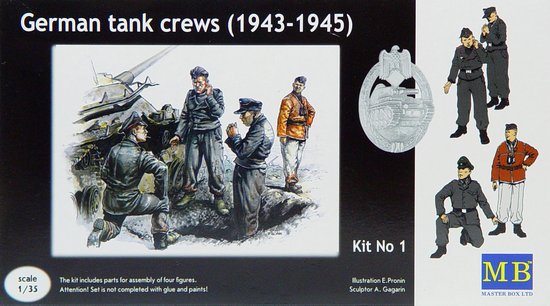 WWII German Tank Crew Set #1 1943-45