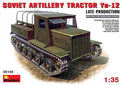 WWII Ya12 Late Soviet Artillery Tractor