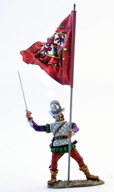Conquistador Flag Bearer with Sword