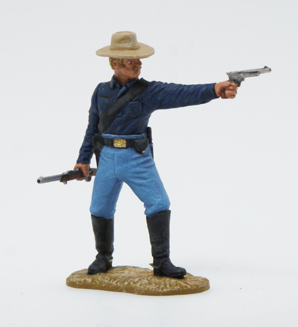 7th Cavalry Trooper with pistol and rifle