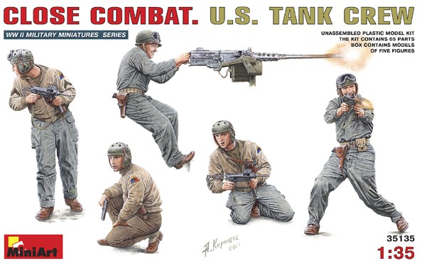 WWII U.S. Close Combat Tank Crew (5)
