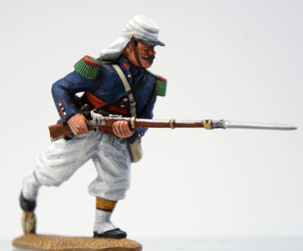 French Foreign Legion Charging in Kepi with Havelock