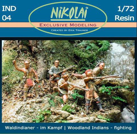Woodland Indians Set 4- Warriors Fighting