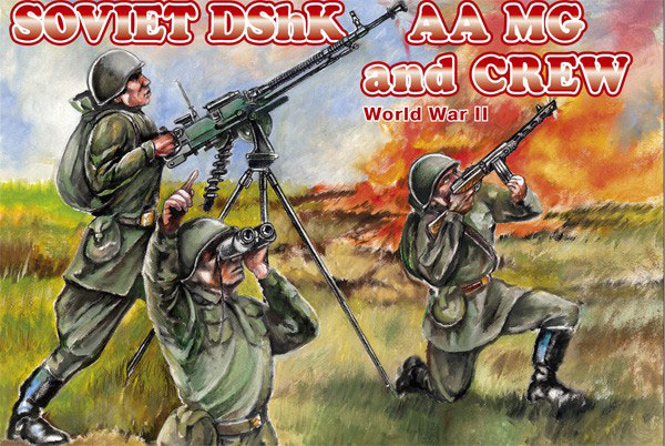 WWII Soviet DShK Anti-Aircraft Machine Guns